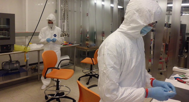 Clean Room for xenon and argon detectors